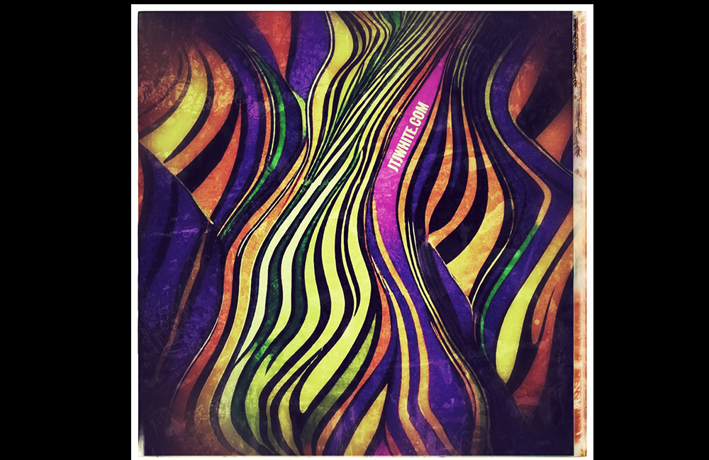 Artwork by JTJ White titled titled as 'Candy Stripes'