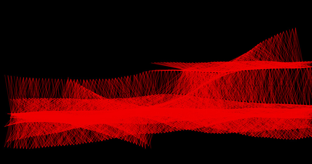 An image of visual art made from JavaScript and SVG. This work is called AOM.Render.031424.13