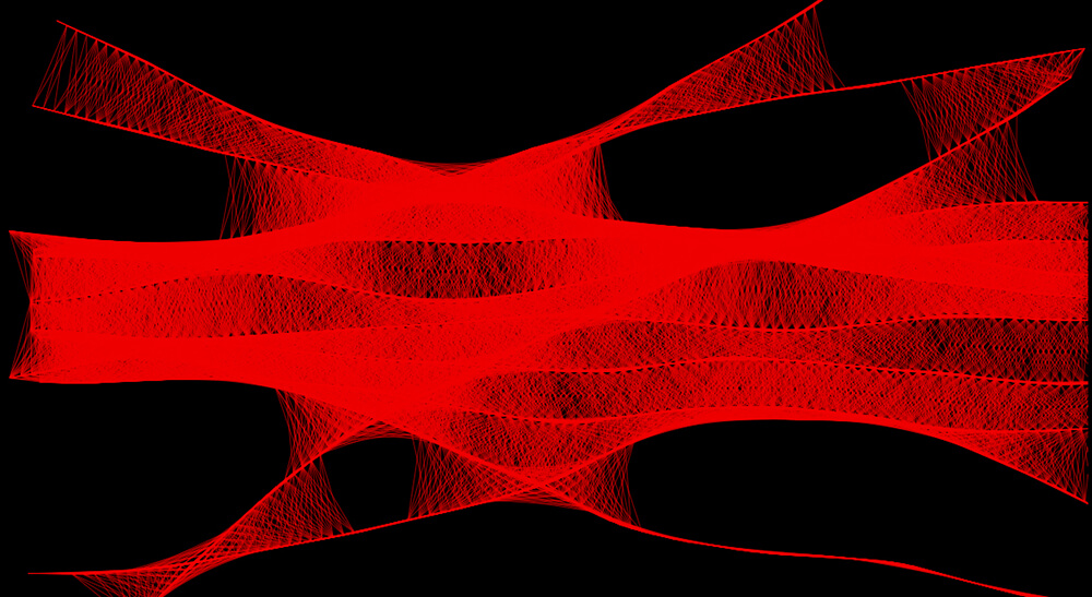 An image of visual art made from JavaScript and SVG. This work is called AOM.Render.031424.15