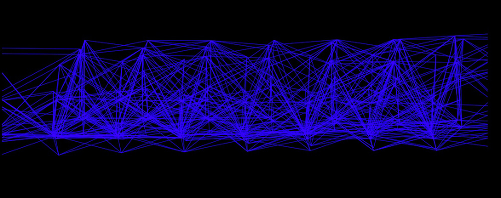 An image of visual art made from JavaScript and SVG. This work is called AOM.Render.031424.19