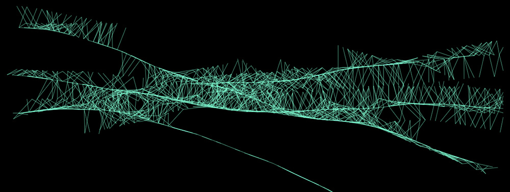 An image of visual art made from JavaScript and SVG. This work is called AOM.Render.031424.3