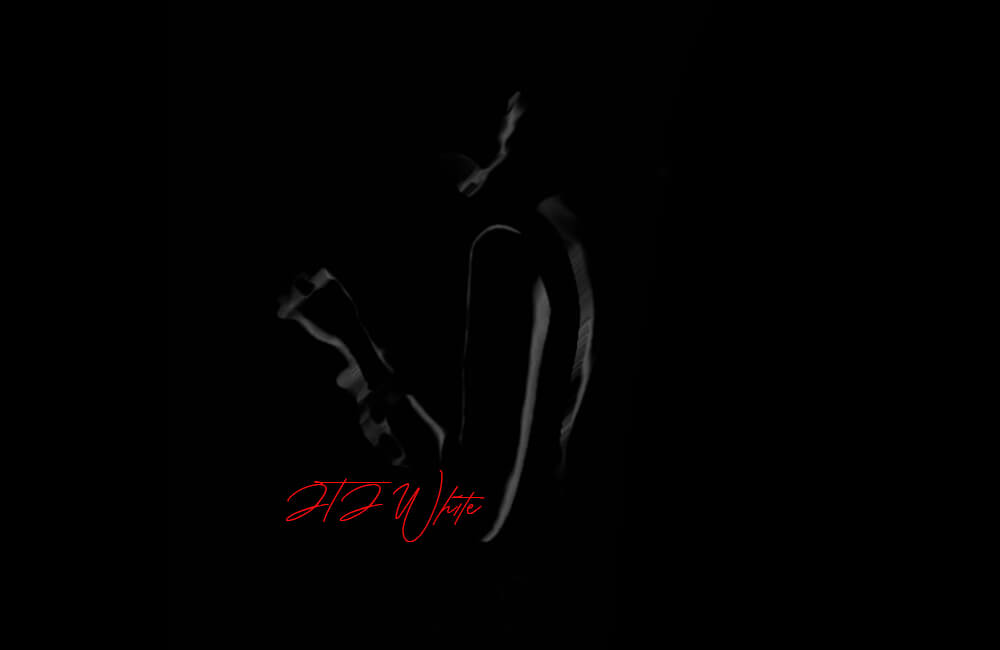 drawing of a woman smoking and going off into the shadows